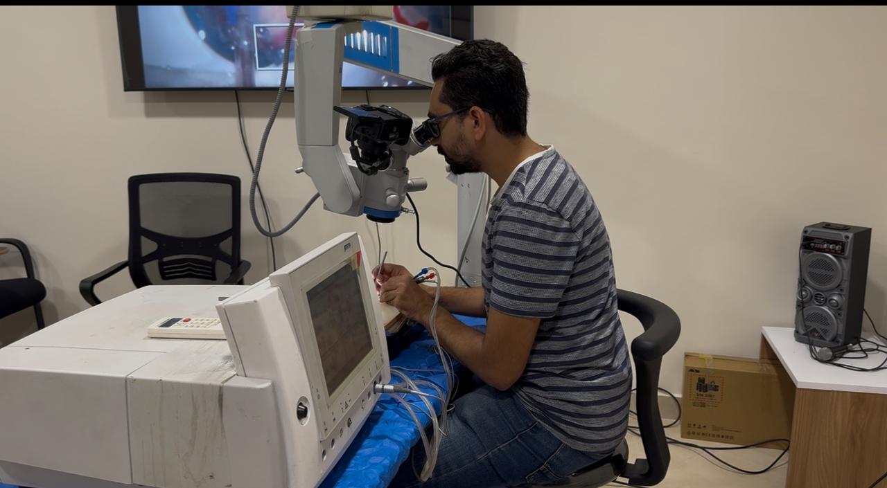 ورشة عمل عن أحدث  تقنيات علاج المياه البيضاء 