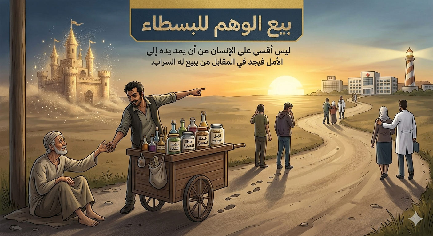 بيع الوهم للبسطاء 