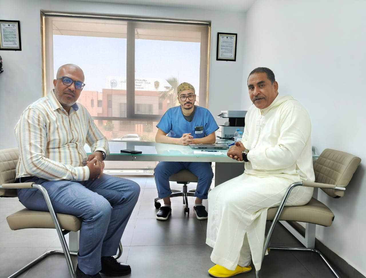 المناعي يزور مستشفي اكديطال بالرشيدية